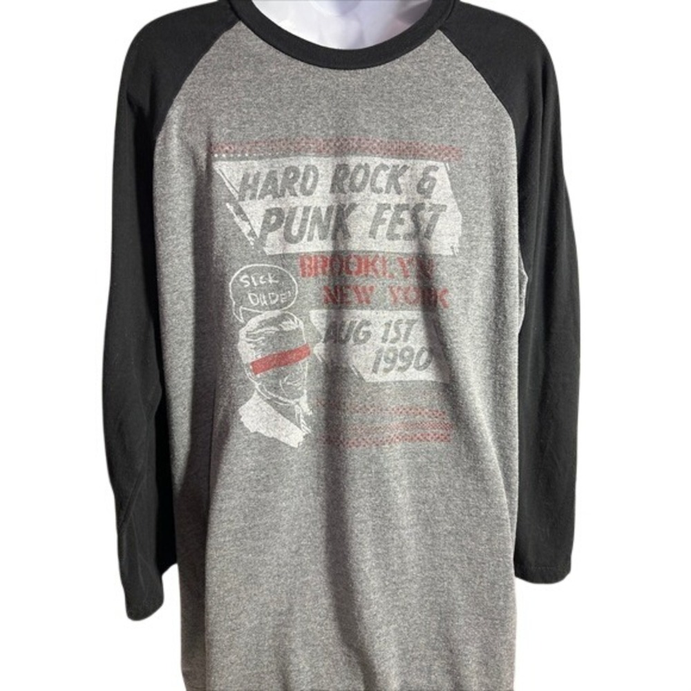 American Rag - Hard Rock & Punk Fest 1990 Brooklyn NY! Raglan !